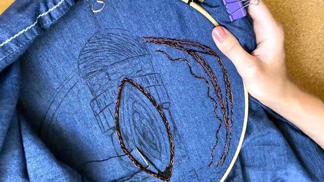 Как Вышить Свой Рисунок | DIY Embroidery On Clothes | 