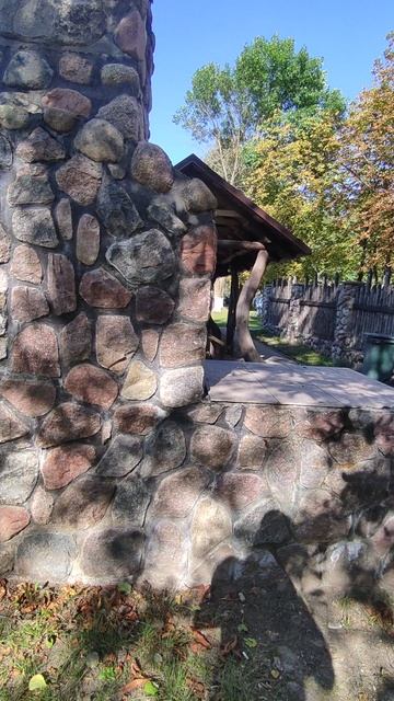 Барбекю из камня