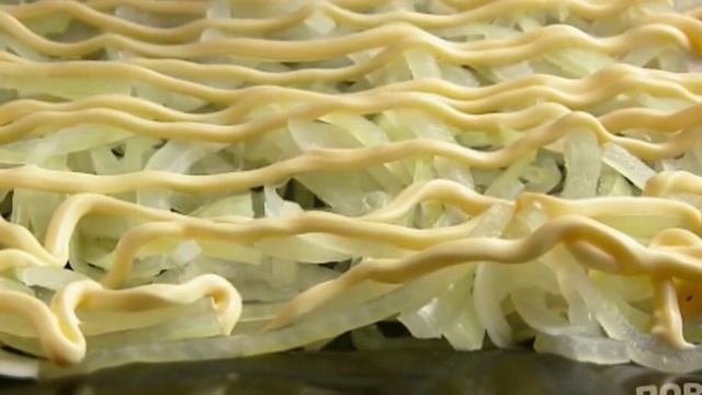 Салат Мужской каприз с ветчиной
