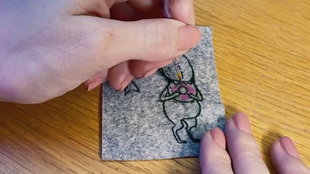 Простая Брошь Из Фетра : Милый Чужой | DIY Alien Контурный Шов