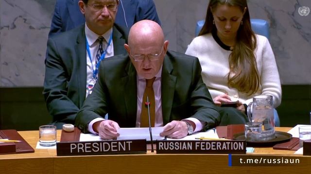 В.А.Небензя на заседании Совета Безопасности ООН по ситуации вокруг Венесуэлы, Нью-Йорк, 10 октября