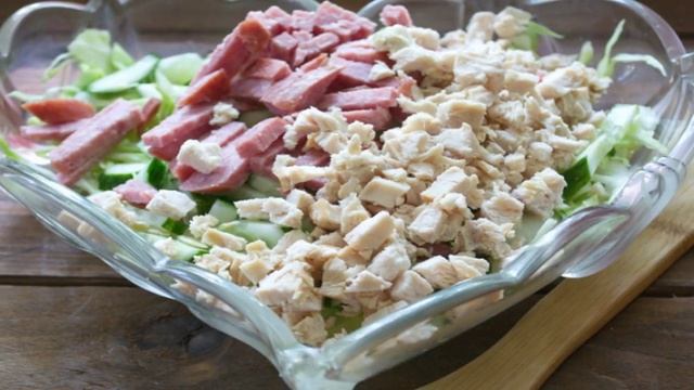 Салат Муравейник с курицей
