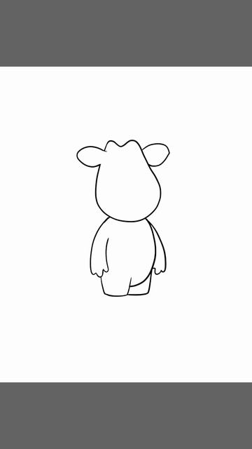 Рисуем Бо #ОранжеваяКорова #шортс #Учимсярисовать 🐮 Мультики для детей
