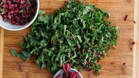 Новогодний салат с яблоком