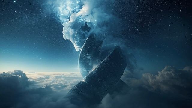Tower of Breathing Constellations  2-Hour Serene Ambience  Glass  Smoke  Star Pulse  Sci-Fi-
