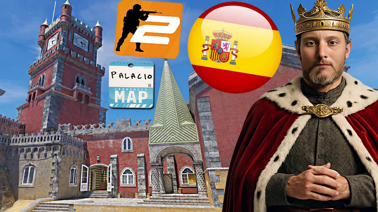 БЕЗУМНЫЙ КАМБЕК НА НОВОЙ КАРТЕ - PALACIO В КС 2! ИСПАНСКИЙ ДВОРЕЦ В CS 2 | ЧИТЕРЫ ЛЕЖАТЬ!СЫНОЧКИ
