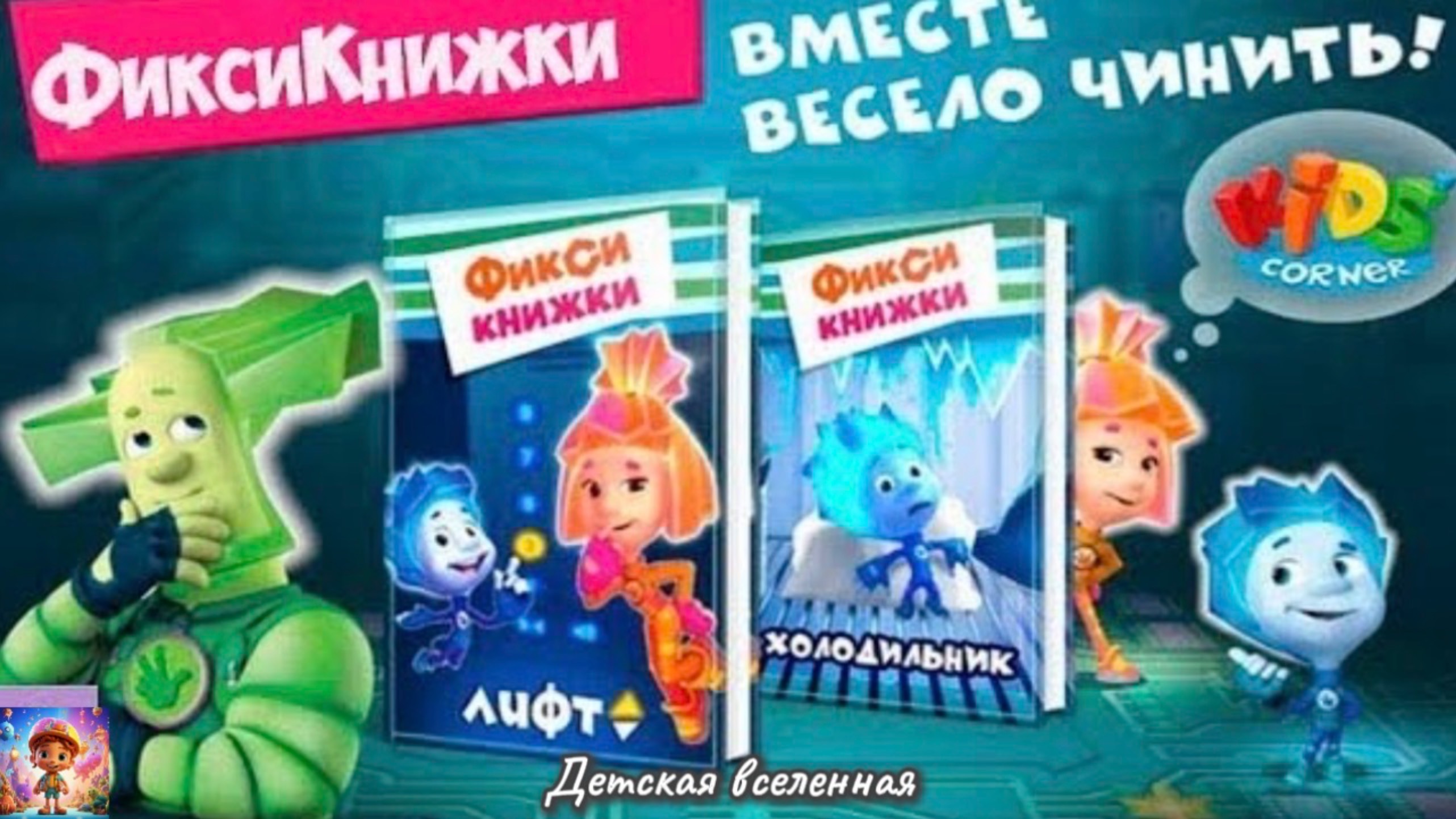 ФИКСИКИ / ЛЮБИМЫЕ ПРИКЛЮЧЕНИЯ В ФИКСИ КНИЖКАХ /  ДЕТСКАЯ ВСЕЛЕННАЯ