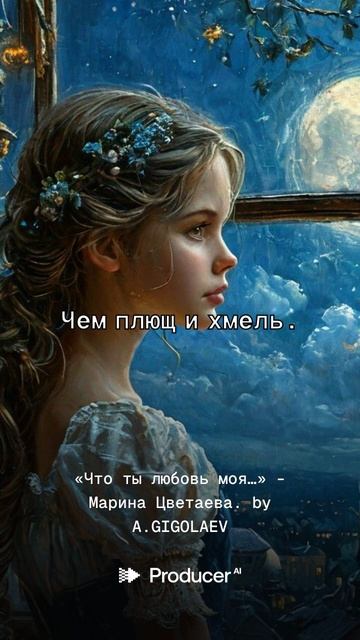 Что ты любовь моя - Марина Цветаева
