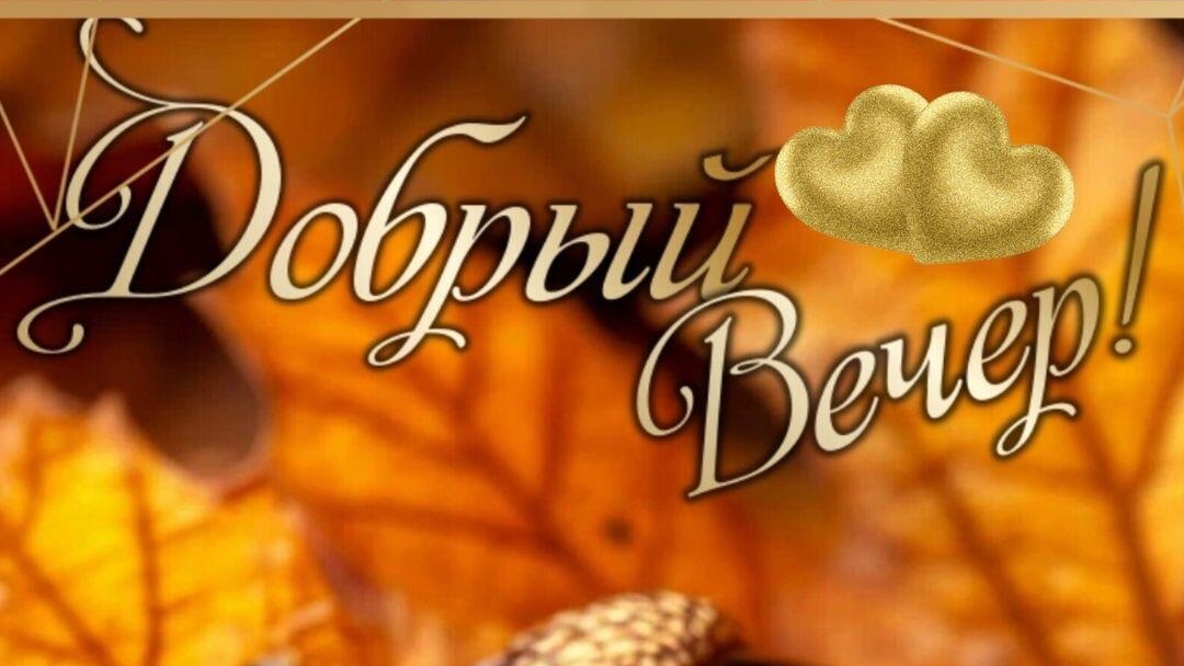 Добрый вечер♥️ Приятного отдыха♥️