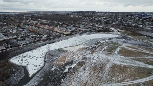 Колпна,пролёт над рекой Сосна