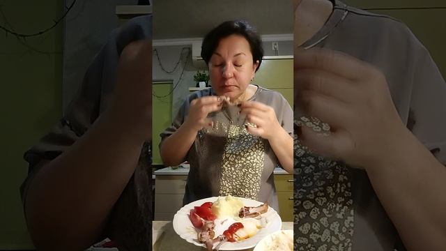 Ужин у меня сегодня 🤌Всех прошу к столу ☺️Приятного аппетита ❗