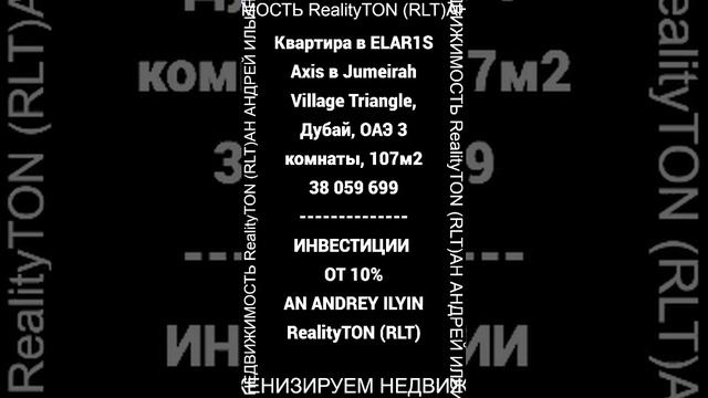 AN ANDREY ILYIN RealityTON (RLT)