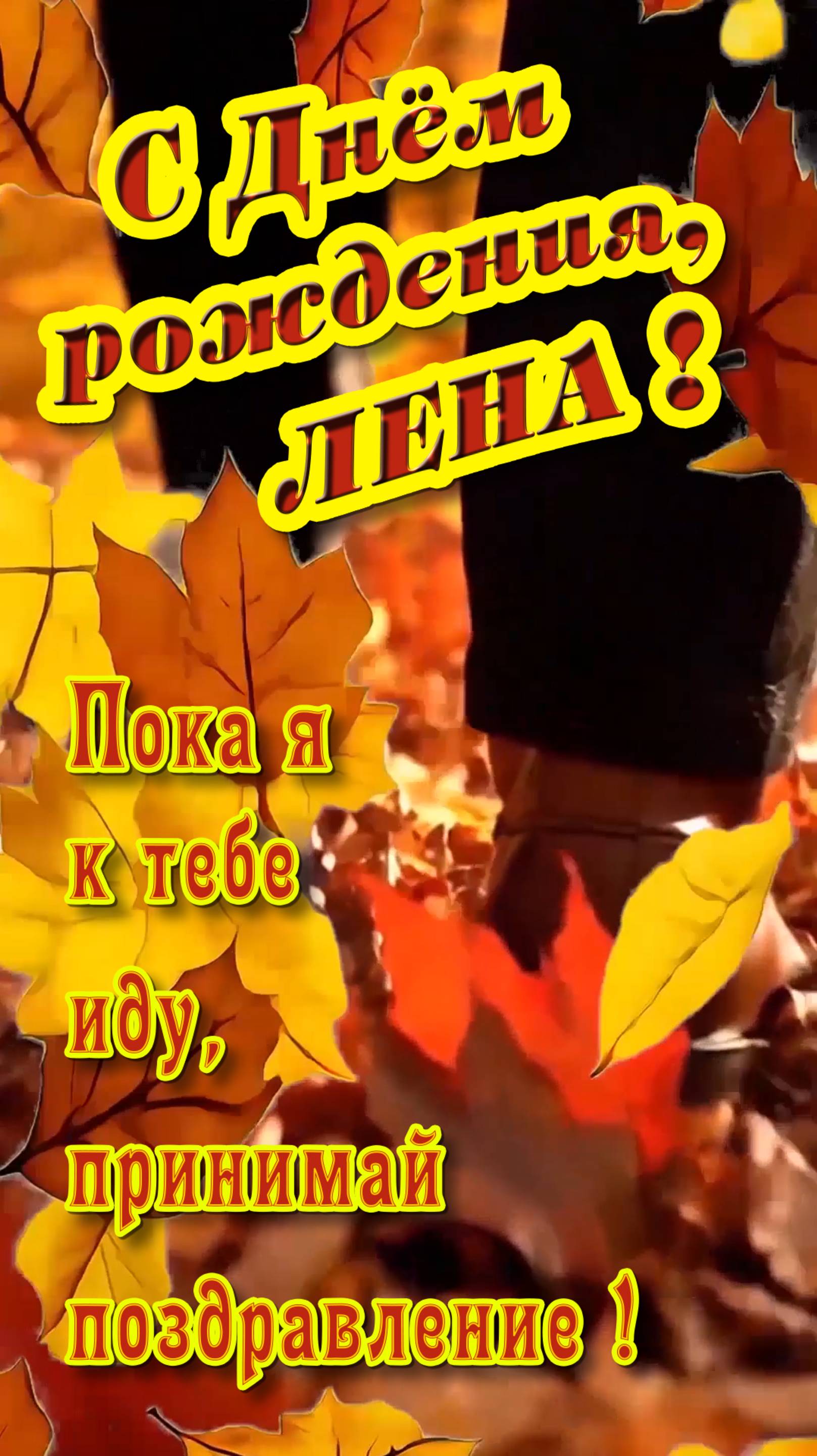 С Днём рождения, Лена !