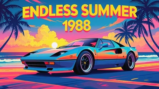 Synthwave Heat In Slow Motion