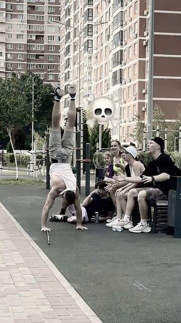 A Blind Man On The Street Scares People