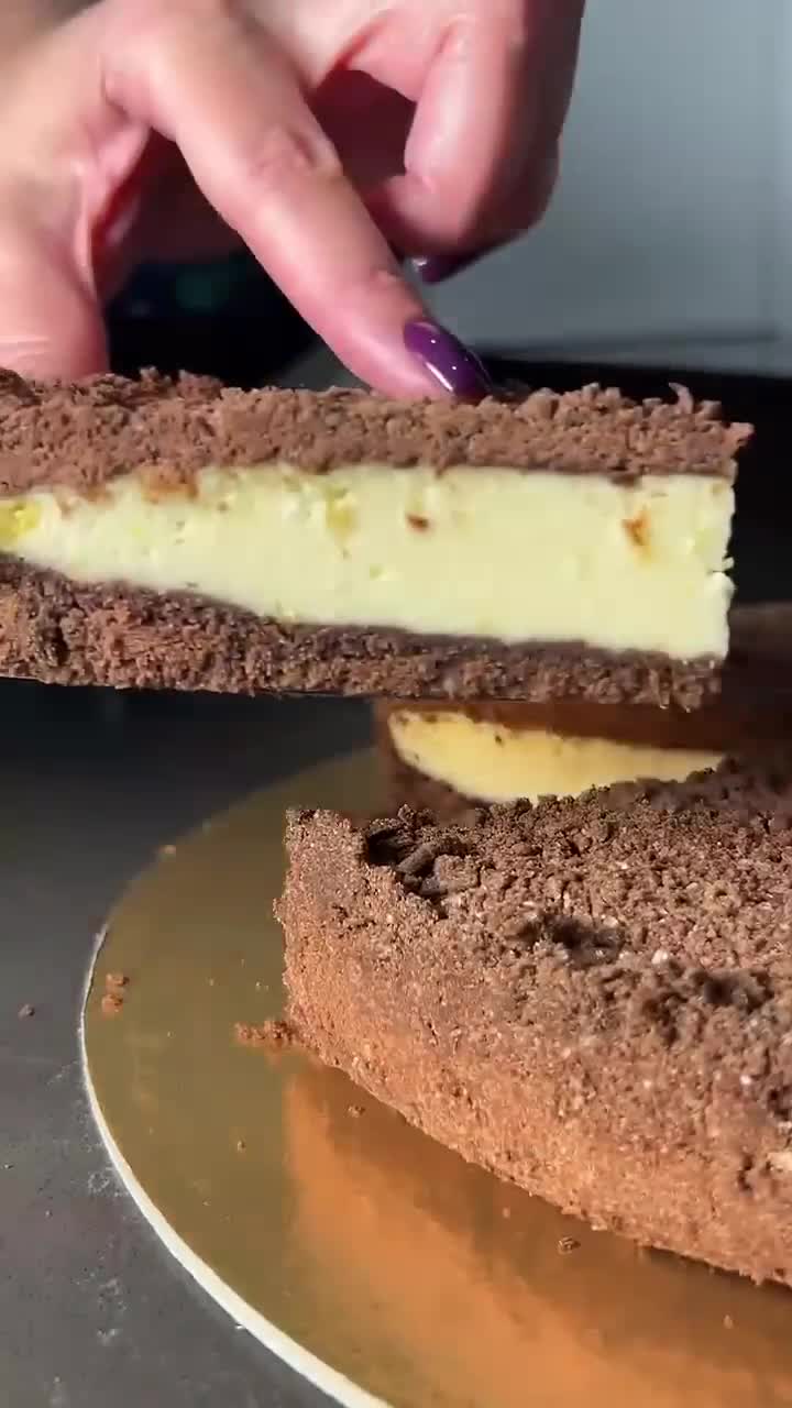 🥧 Шоколадный насыпной пирог