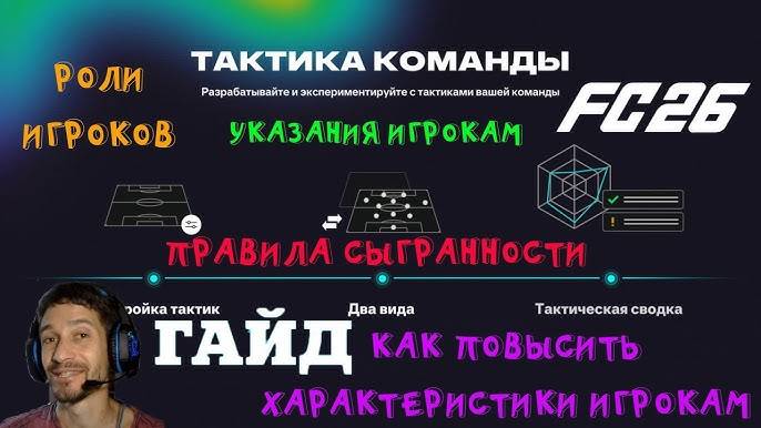КАК УВЕЛИЧИТЬ ХАРАКТЕРИСТИКИ ИГРОКАМ В FC 26 ★ СХЕМА & ТАКТИКА & АМПЛУА & АКЦЕНТЫ ИГРОКОВ В FUT 26