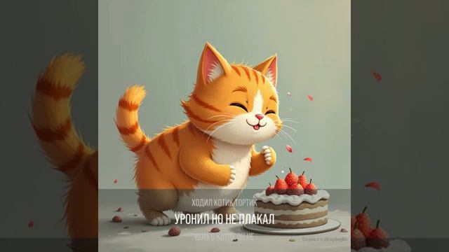 кот в мешке тортик