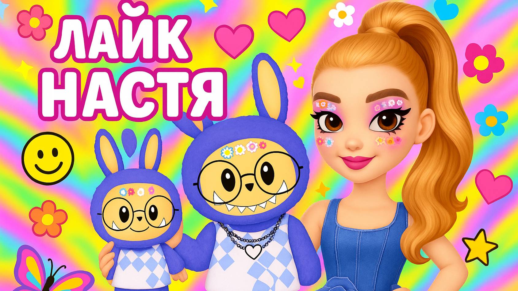 Игра ЛАЙК НАСТЯ выбирает ЛАбубу мультик для самых маленьких!