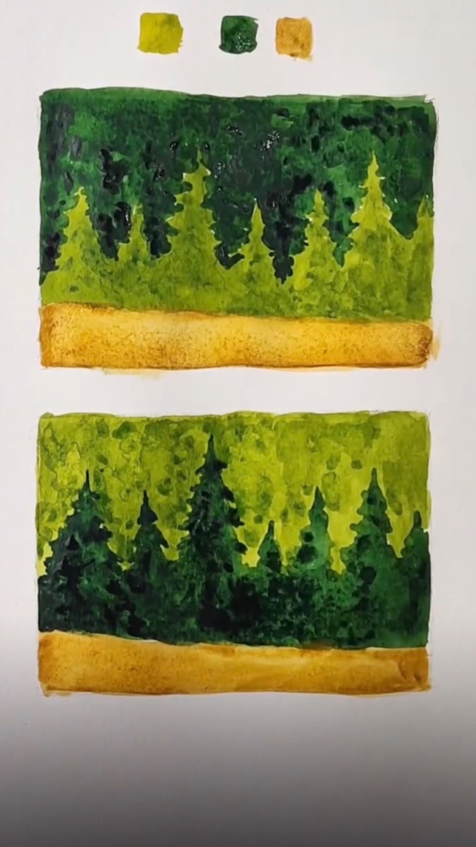 Шпаргалка по рисованию акварелью 🎨 Жмите выше, чтобы получить подарок 🎁