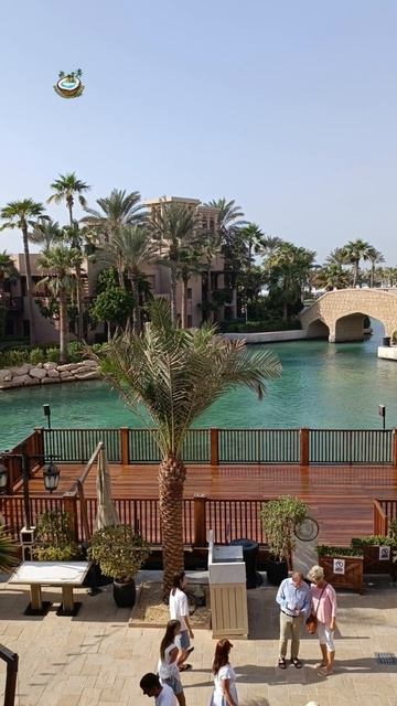 Отель Парус (Бурдж аль-Араб - Burj Al Arab). Прекрасный вид на рынке Madinat Jumeirah.
