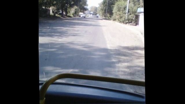 12.08.2017г поездка на автобусе вид лобовое стекло Rec046 Rec14