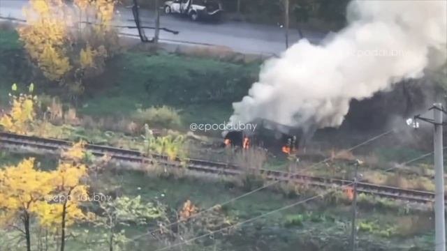 Кладбище бронетехники ВСУ на ключевом перекрестке, используемом противником для снабжения…🔽🔽🔽