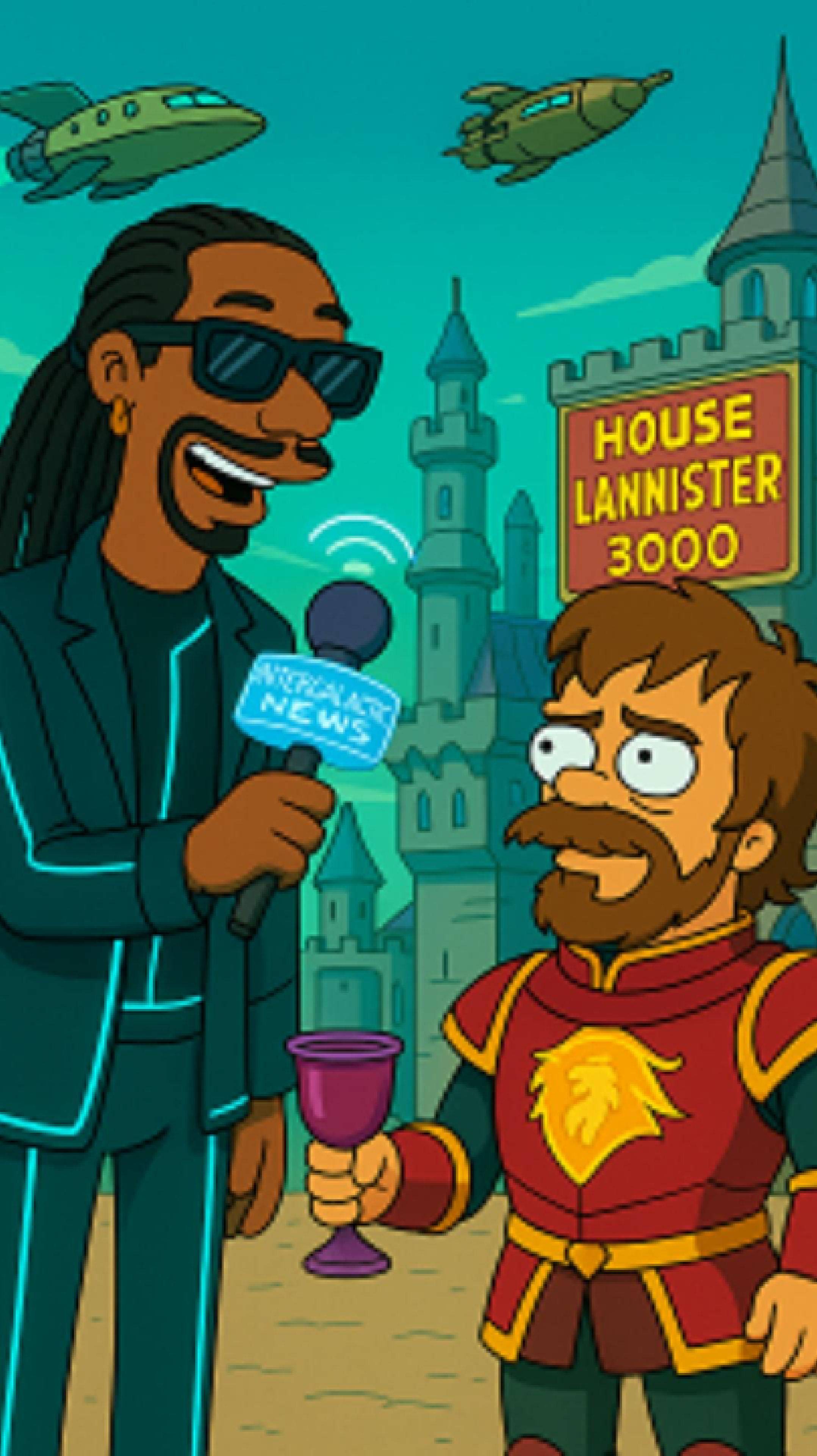Intergalactic News: Game of Thrones 3000   Futuristic Crossover Parody