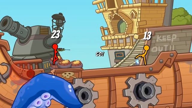 ОБЗОР ИГРЫ НА АНДРОИД STICKMAN HERO FIGHT