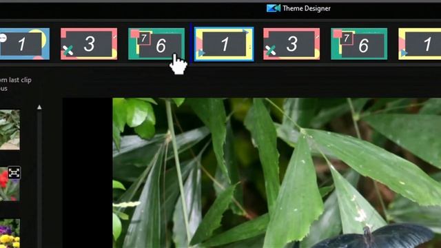 PowerDirector 24...- Создание слайд-шоу с помощью класса шаблонов Theme Designer в PowerDirector