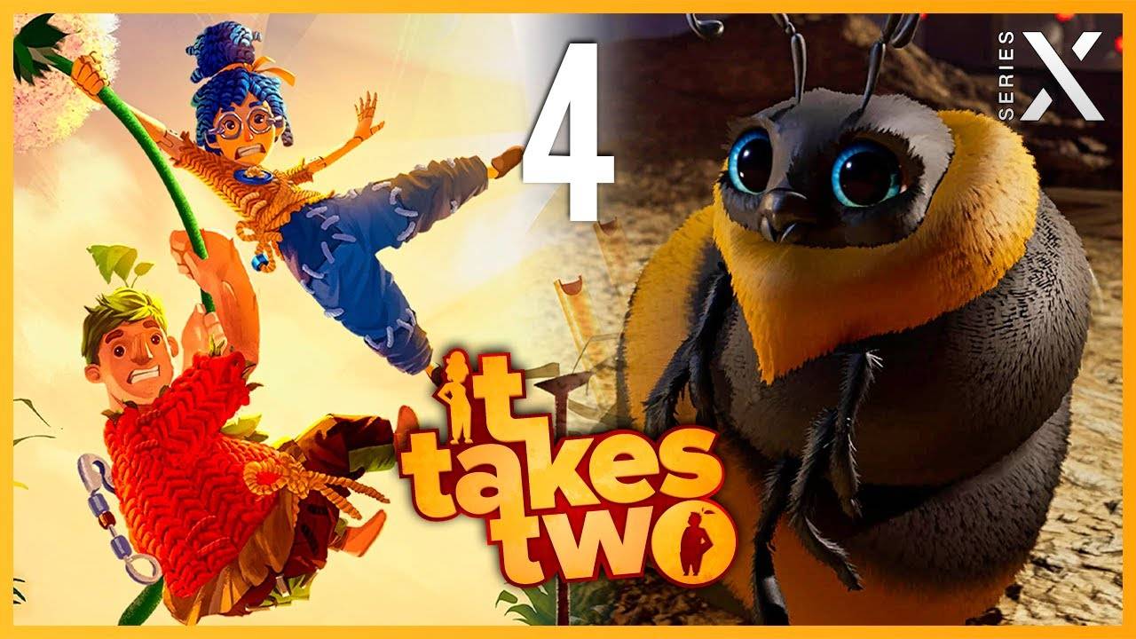 It Takes Two на PS5 - Глава 2: Дерево | Помогаем Белкам в их войне!  часть 4