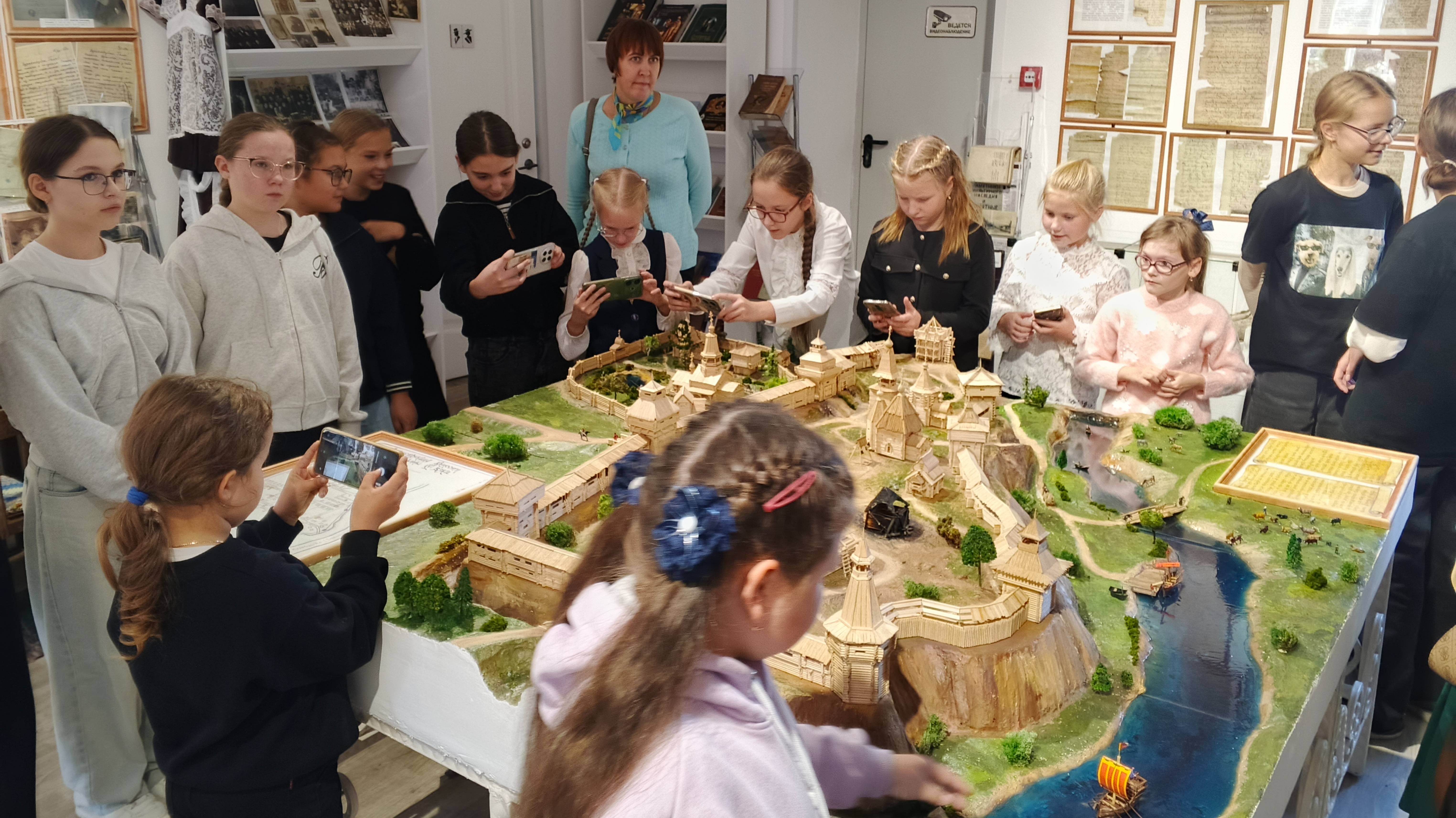 Макет старинного Курмыша