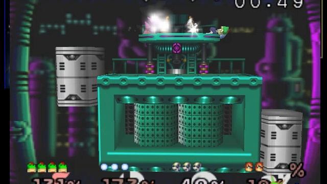 SMASH REMIX SLIPPY VS POLYGON SONIC VS METAL MARIO VS GIANT DONKEY KONG