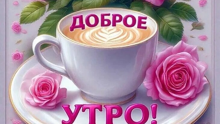 Доброе утро💖 Замечательного настроения 🎀💖