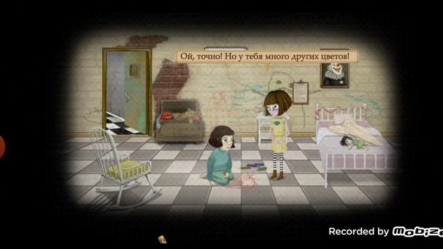 Кошмары продолжается играем в Fran Bow #2 1 глава (Где мой конь и замок?)