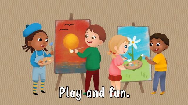 Песенка №9 "Играй и веселись"- Super Minds Starter (2nd ed) Unit 9 -Play & fun. I am having fun.