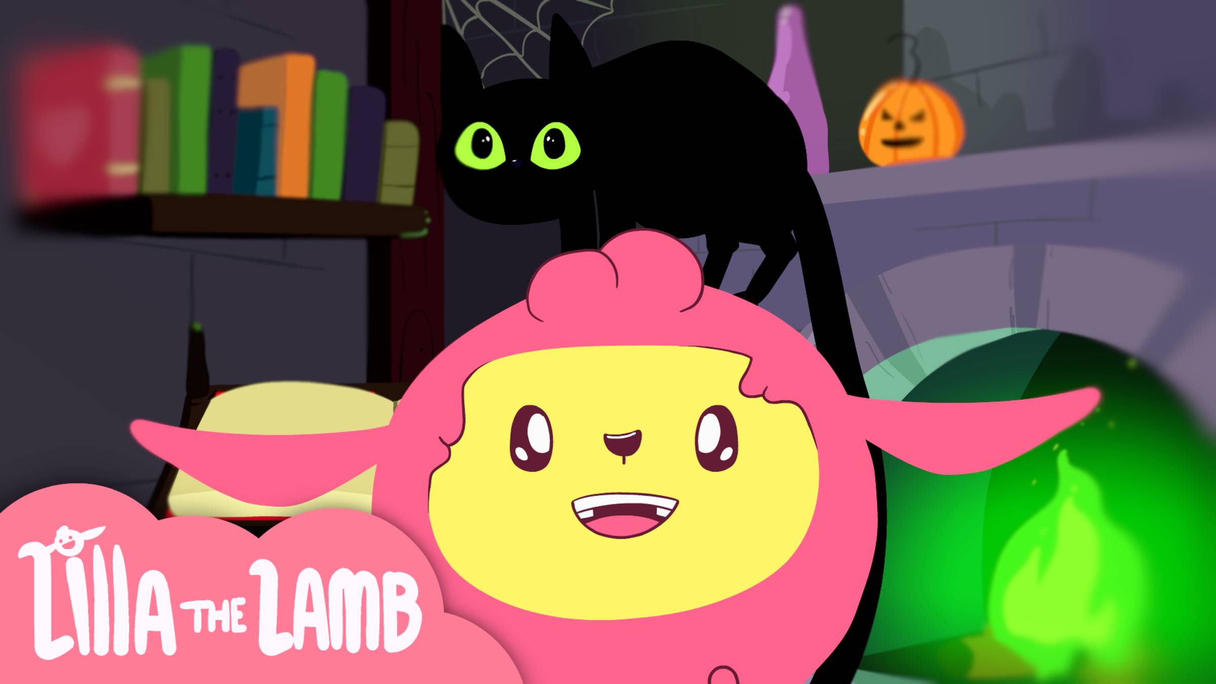 🎃 Lilla Had A Little Bat 🦇 | Хэллоуинская песенка для детей | Lilla The Lamb
