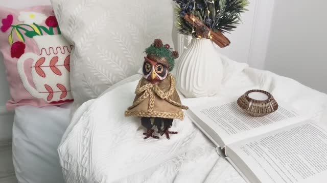 Ёлочная игрушка ФИЛИН АЛЬТЕРМАНН, пенополистирол, 25 см, 5001060
