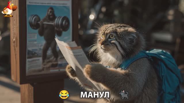 Кот Манул и его приключения в современной жизни эпизод (6)