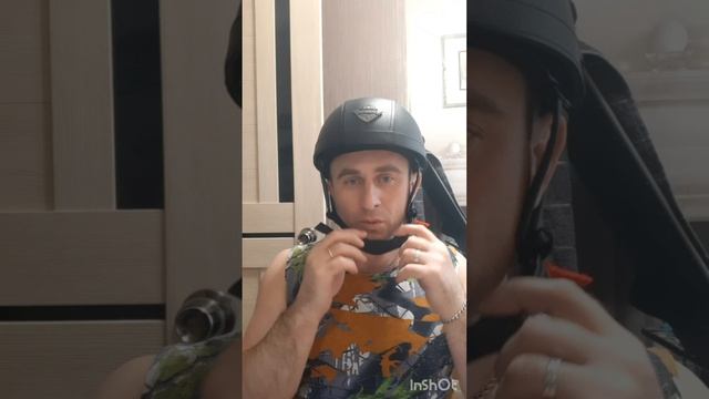 Обзор покупок.Мотошлем(горшок) для электровелосипеда.Серия4.mp4