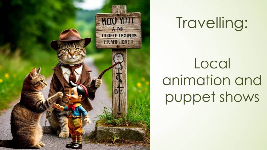 Story # 105 : Travelling : Local Animation And Puppet Shows