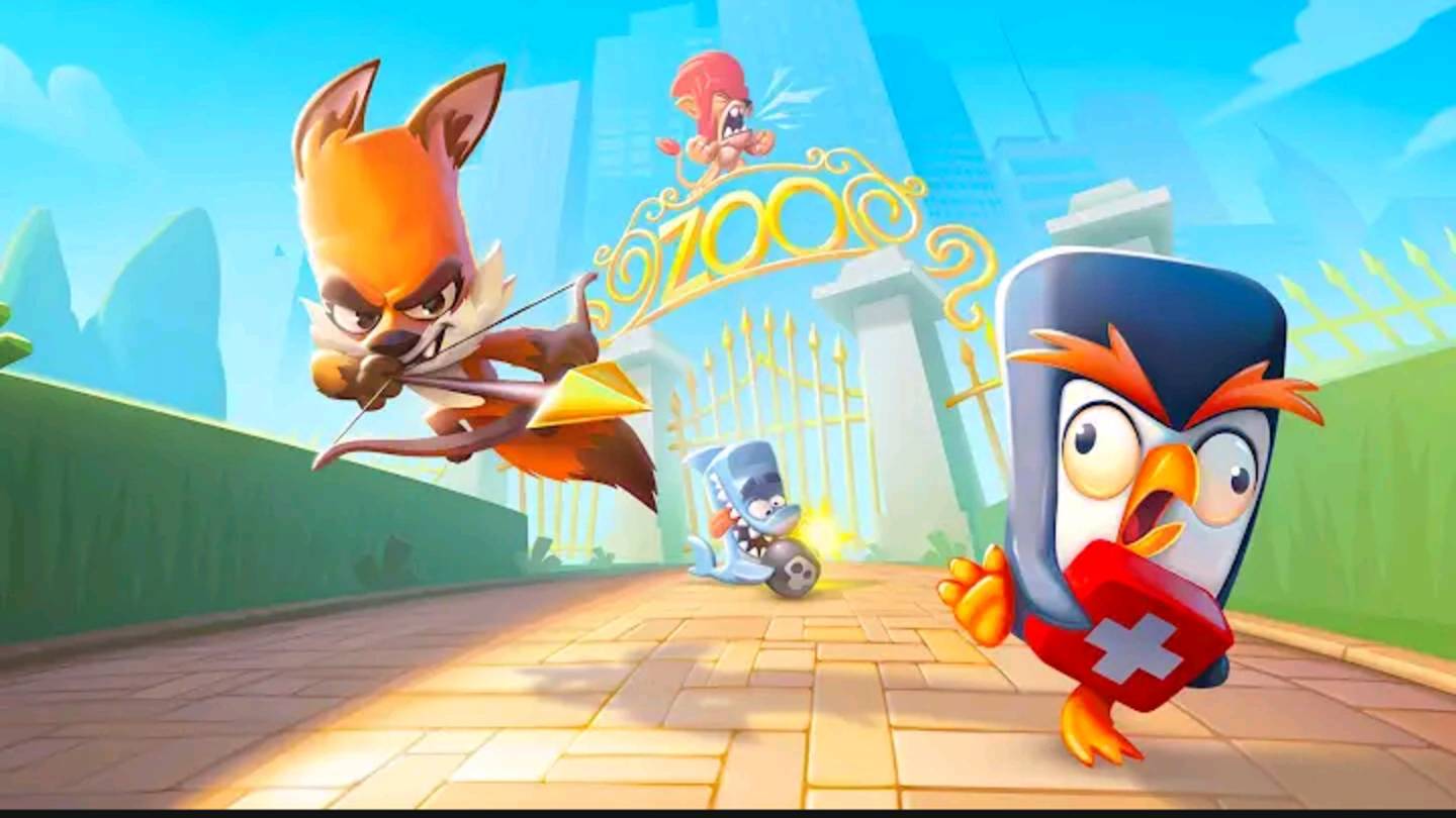 Играю в Zooba! Юбилейное видео