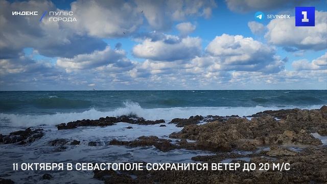 11 октября в Севастополе сохранится ветер до 20 м/с