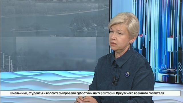 Гость студии — заместитель главного врача по клинико-экспертной работе Иркутской областной детской б