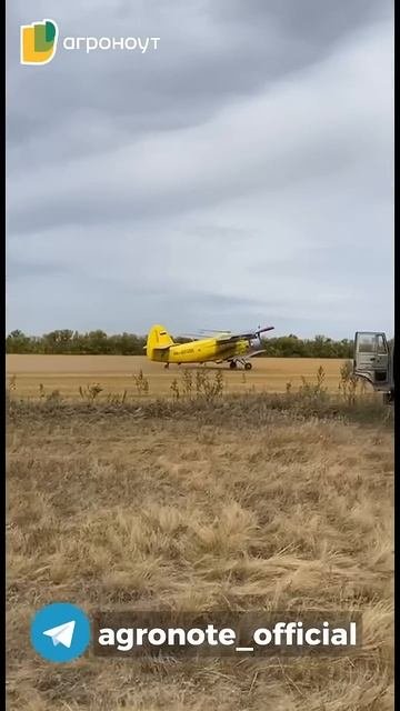 Летающий помощник фермеров. Десикация с воздуха #farming #сельскоехозяйство #фермерство #самолет