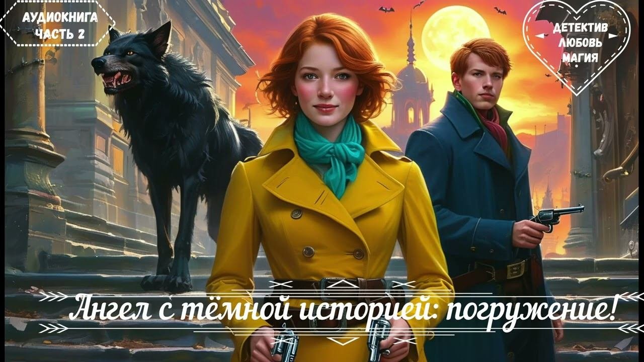 АУДИОКНИГА ПОЛНОСТЬЮ  Ангел с тёмной историей: погружение! ЧАСТЬ2 Любовное фэнтези, детектив