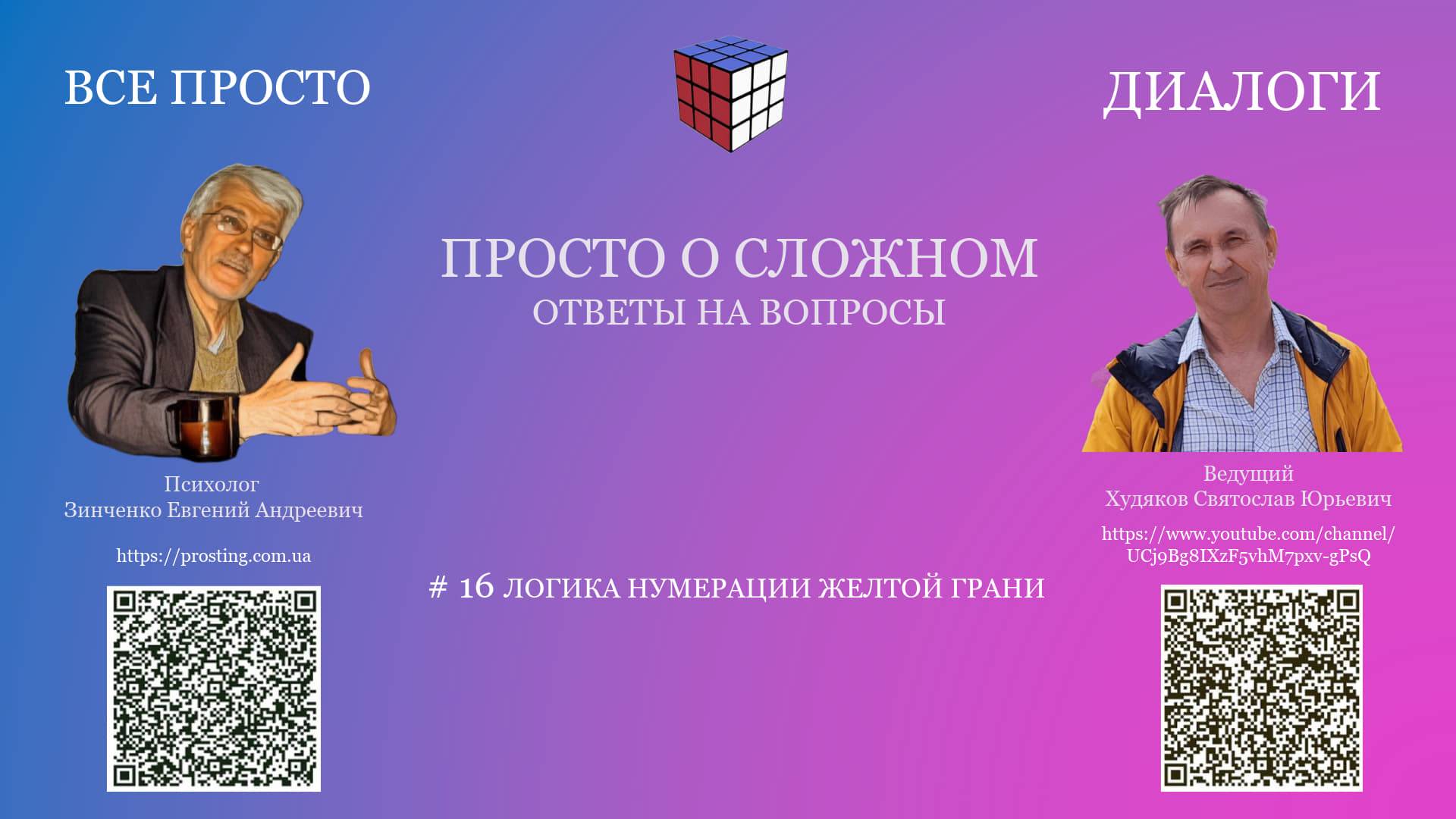 016 Логика нумерации желтой грани (Матрица ВРЕМЕНИ)