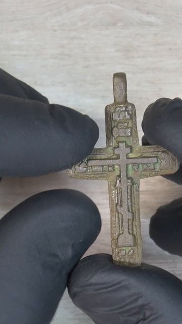 Отмытые находки металлоискателем Старинный крестик shorts крестик старина  metaldetecting коп