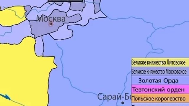 История России на карте