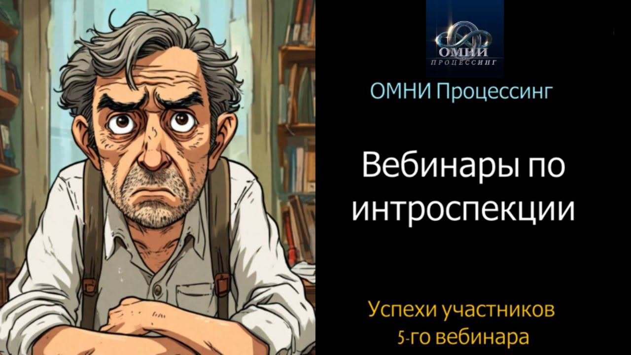 Истории Успеха 5-го вебинара «ОМНИ процессинг. Проработка интроспекции (смотрения внутрь)»